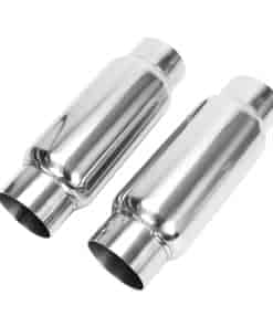 Par de Silenciadores de Escape de Acero Inoxidable