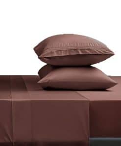 Juego de sábanas SONORO KATE de microfibra -Brown