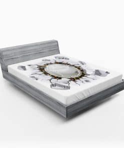 Sábana Ajustada de Voleibol Lunarable, Pelota Rompiendo la