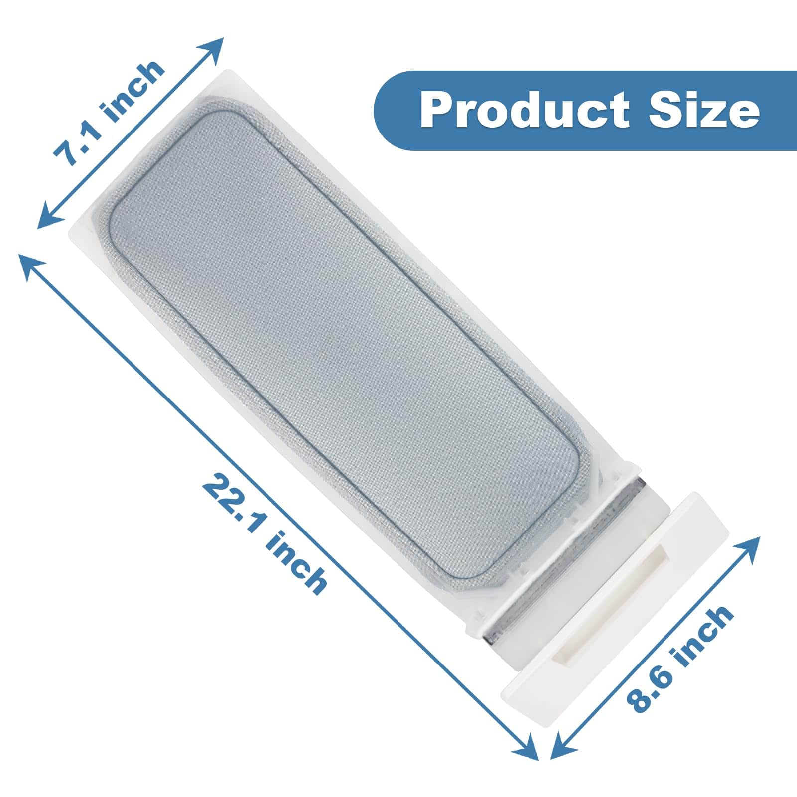 Reemplazo de la Pantalla de Pelusa del Secador W10717210 - Imagen 3