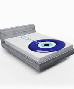 Sábana Ajustable Mal de Ojo Lunarable, Diseño de Perlas