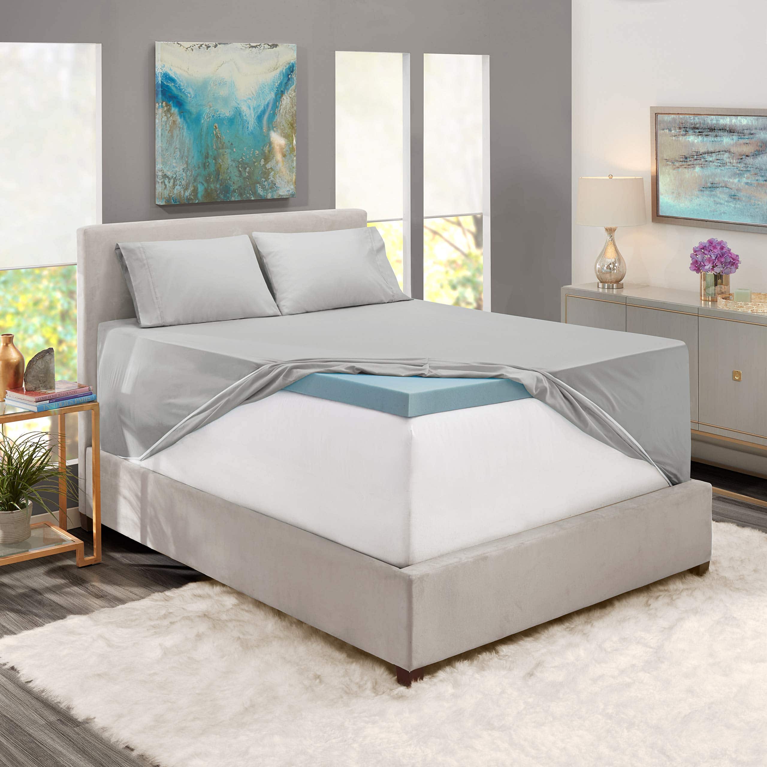 Juego de sábanas de bolsillo profundo Nestl, King, - Imagen 5