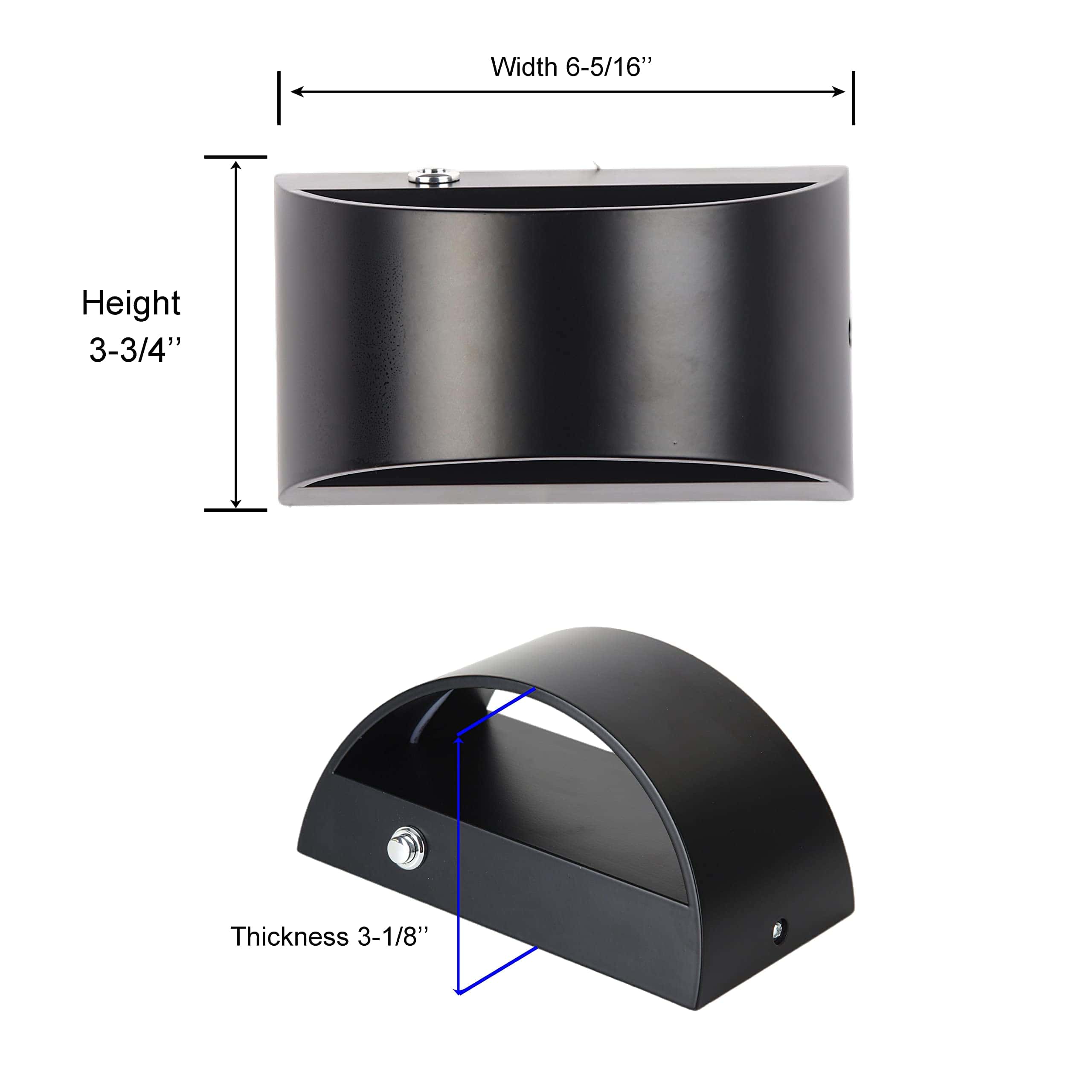 Maichis 2Pack 12V RV Modern LED Wall Sconce Lighting - Imagen 7