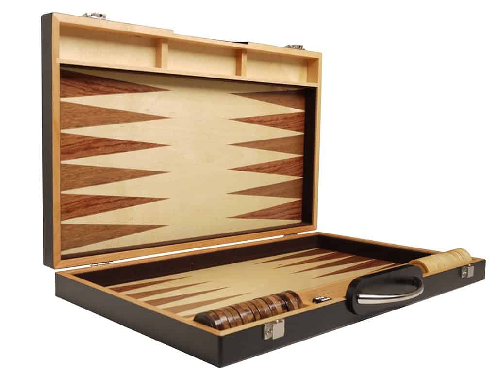 Juego de Backgammon de Madera de 18 Pulgadas - Tablero de - Imagen 6