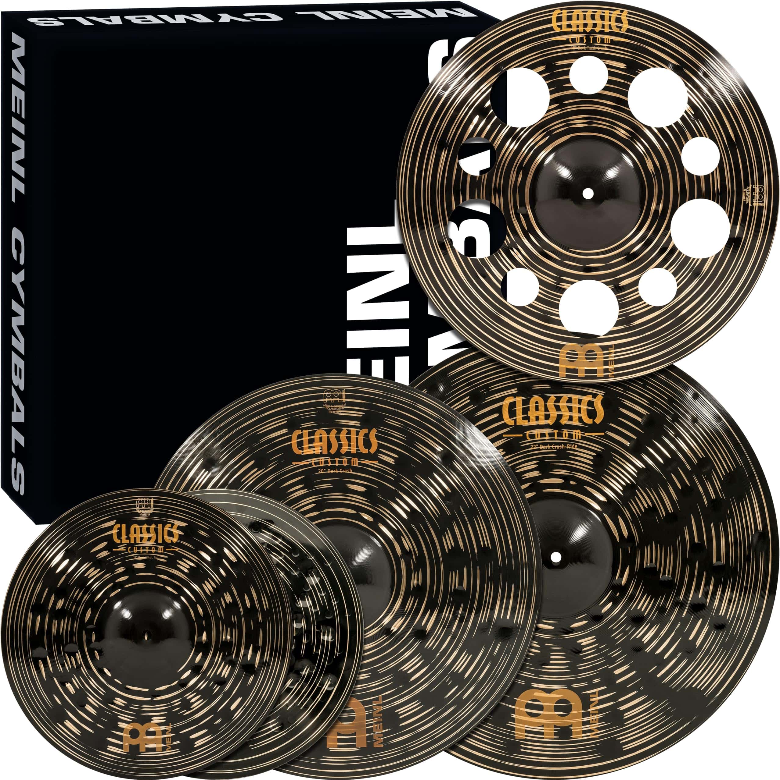 Set de Platos Meinl Cymbals Classics Custom Dark para
