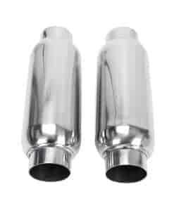 Silenciador de escape universal de acero inoxidable de 2.5