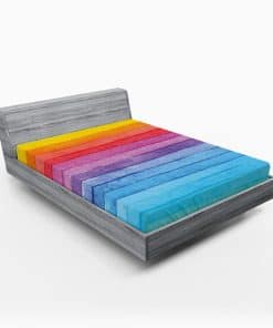 Sábana Ajustable Lunarable Abstract, Diseño de Líneas