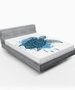 Sábana Ajustable Lunarable Tortuga, Diseño de Concha