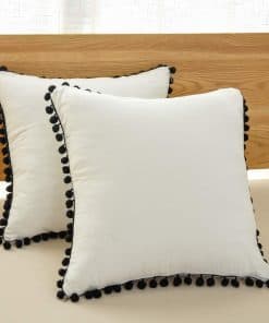 Funda de cojín Softta Boho 18 x 18 Pulgadas Pack de 2 100%