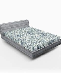 Sábana Ajustable Lunarable Moderna, Imagen Geométrica