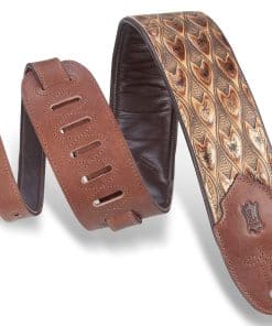 Correa de guitarra de cuero grabado Levy's Leathers