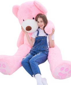 Peluche de oso gigante IKASA de juguete de peluche (Rosa,