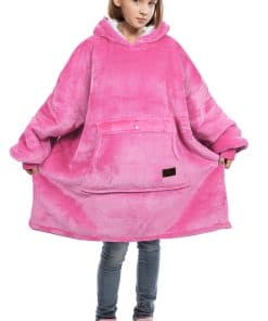 Manta con capucha Catalonia para niños, sudadera de sherpa