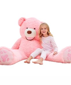 IKASA Oso de Peluche Gigante de Juguete de Peluche (Rosa,