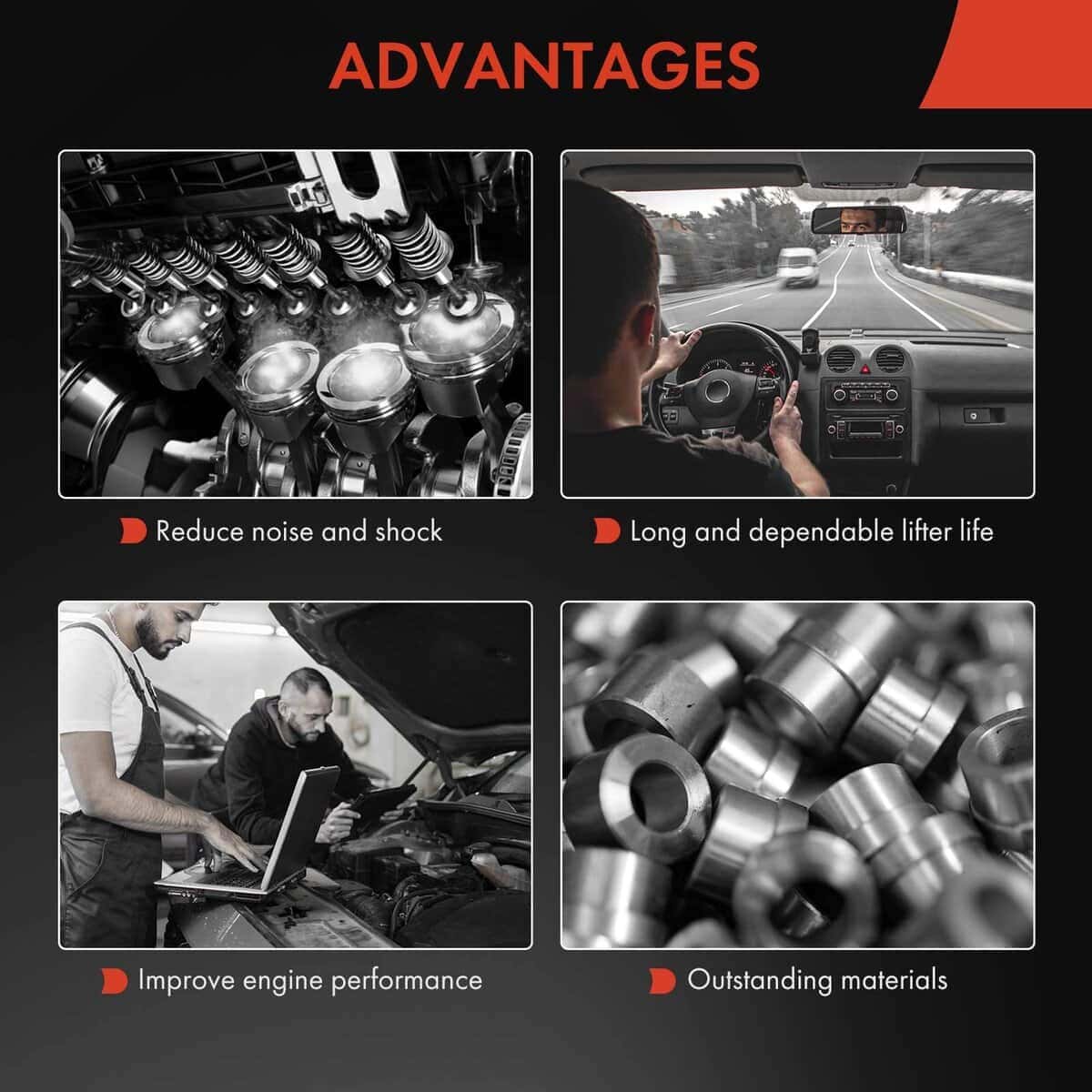 Levantador de válvulas de motor A-Premium compatible con - Imagen 7