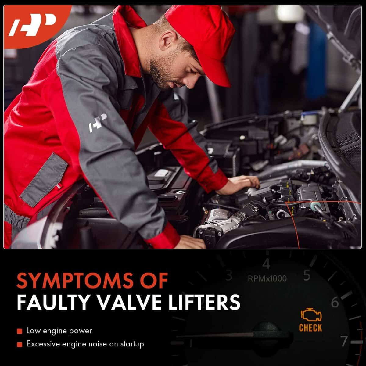 Levantador de válvulas de motor A-Premium compatible con - Imagen 6