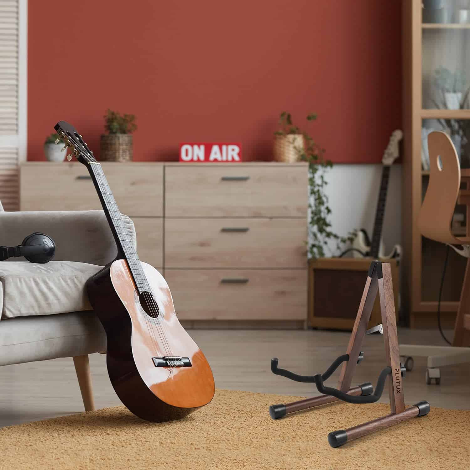 Soporte de guitarra de madera, soporte de guitarra - Imagen 7