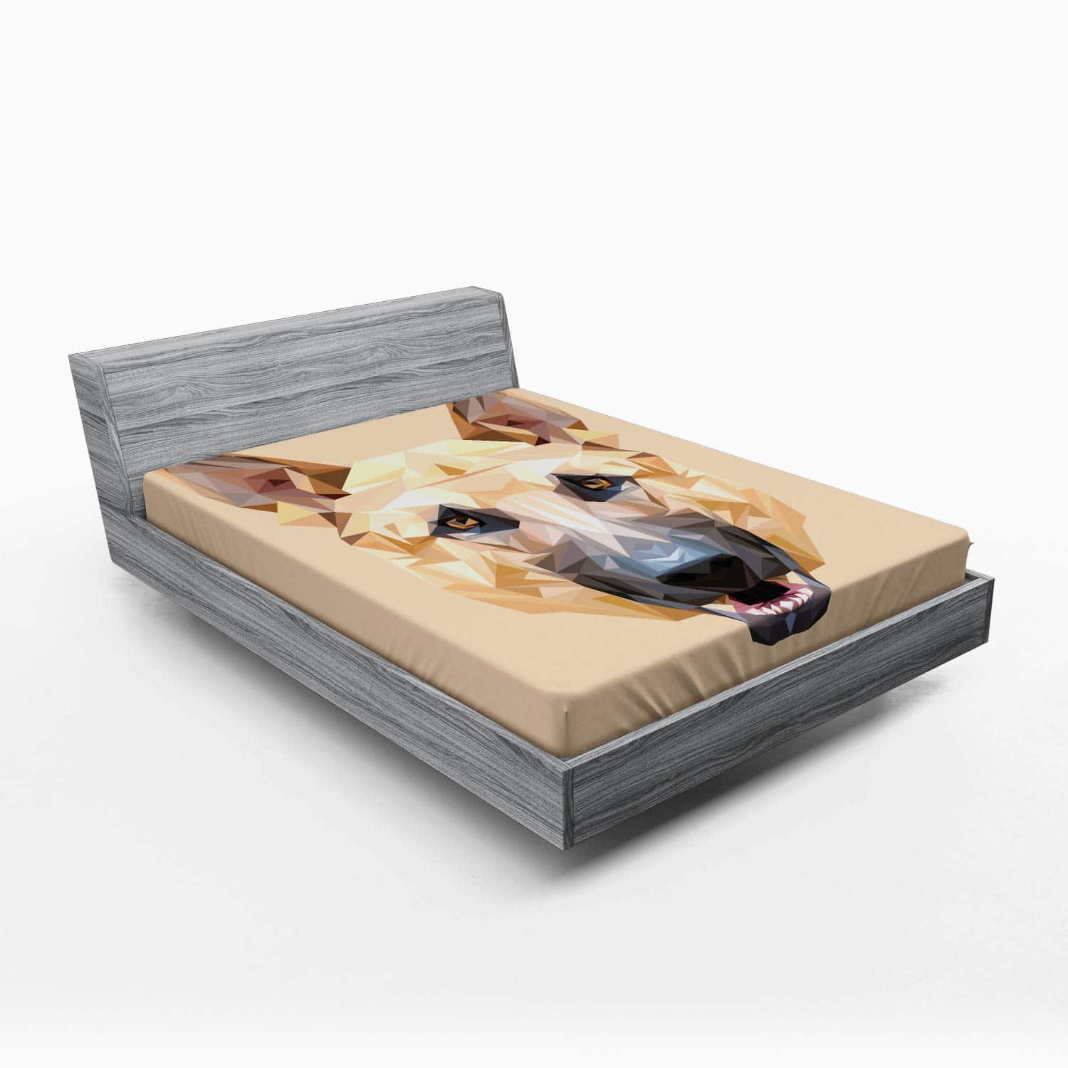 Sábana Ajustada Lunarable Pastor Alemán, Diseño de Animal