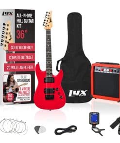 Kit de Guitarra Eléctrica LyxPro de 36 Pulgadas para Niños