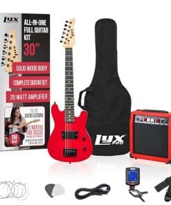 LyxPro Guitarra Eléctrica de 30 Pulgadas y Kit de Inicio