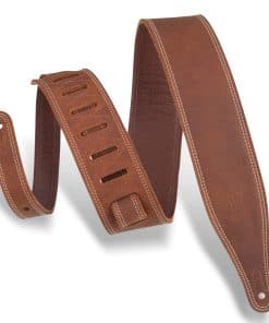 Correa de guitarra de cuero de doble puntada Butter Levy's