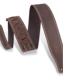 Correa de guitarra de cuero para ropa de doble costura