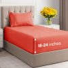 Juego de sábanas extra profundo para cama -Coral
