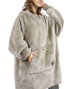 Catalonia Manta Portátil con Capucha, Sudadera con Forro de