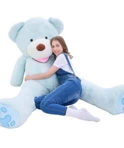 Peluche de oso de peluche gigante IKASA (Verde, 78 pulgadas)