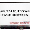 Pantalla de repuesto de LCD LED Fullcom Nueva de 14