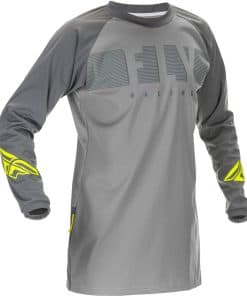 Jersey de Moto a Prueba de Viento Fly Racing (Gris/Amarillo