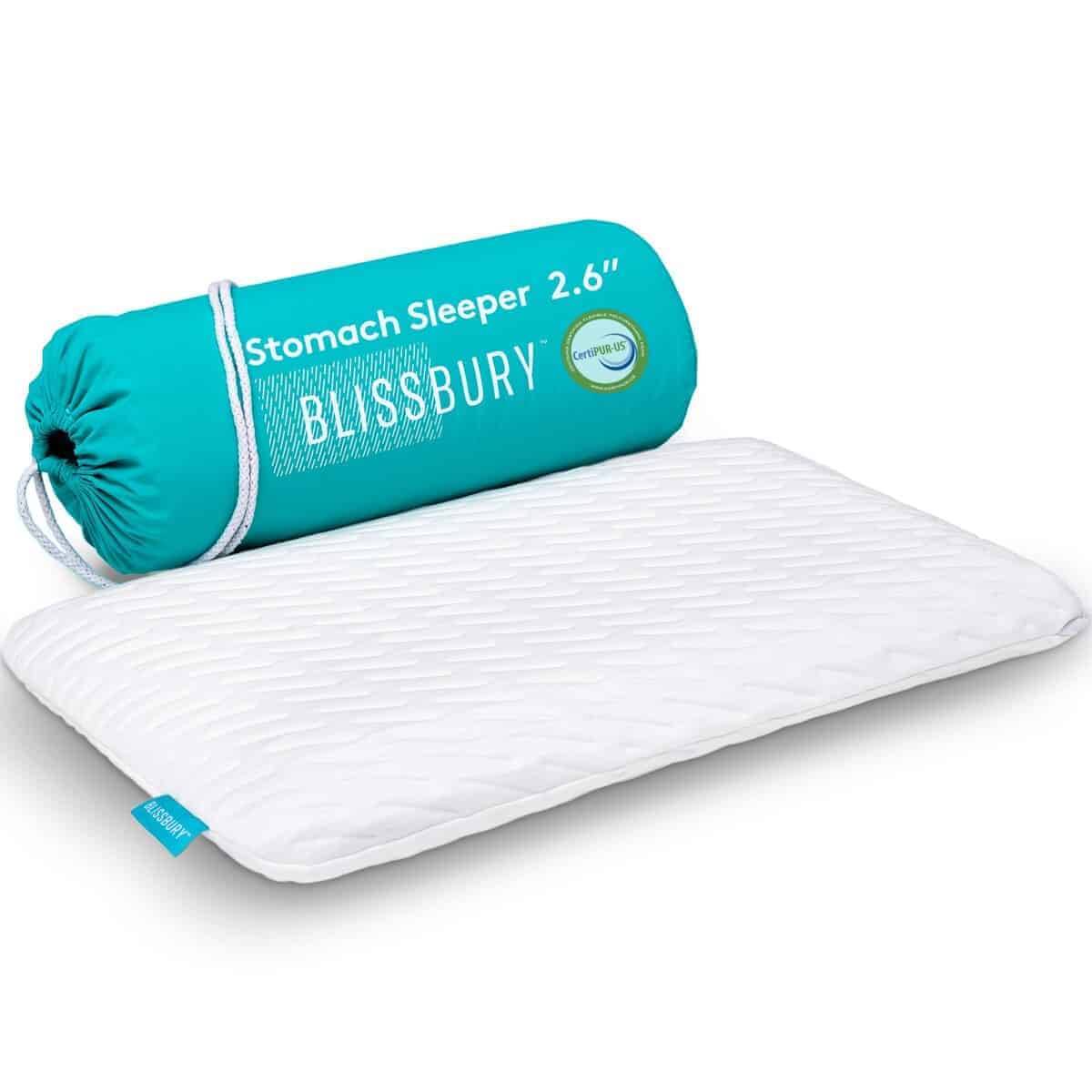 Almohada para Dormir en el Estómago BLISSBURY - -Blanco