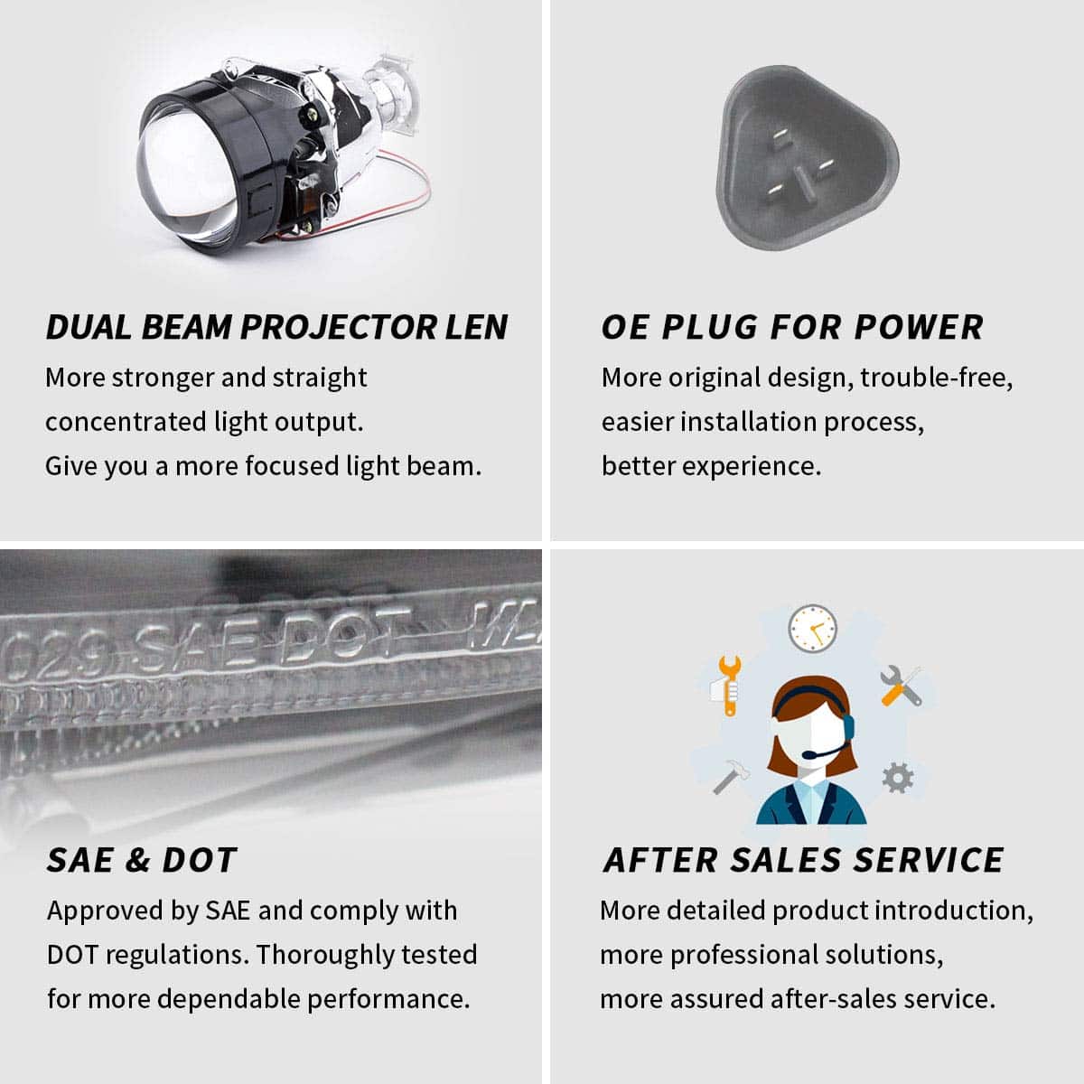 Conjunto de faros LED VLAND Compatible con [10th Gen Honda - Imagen 9