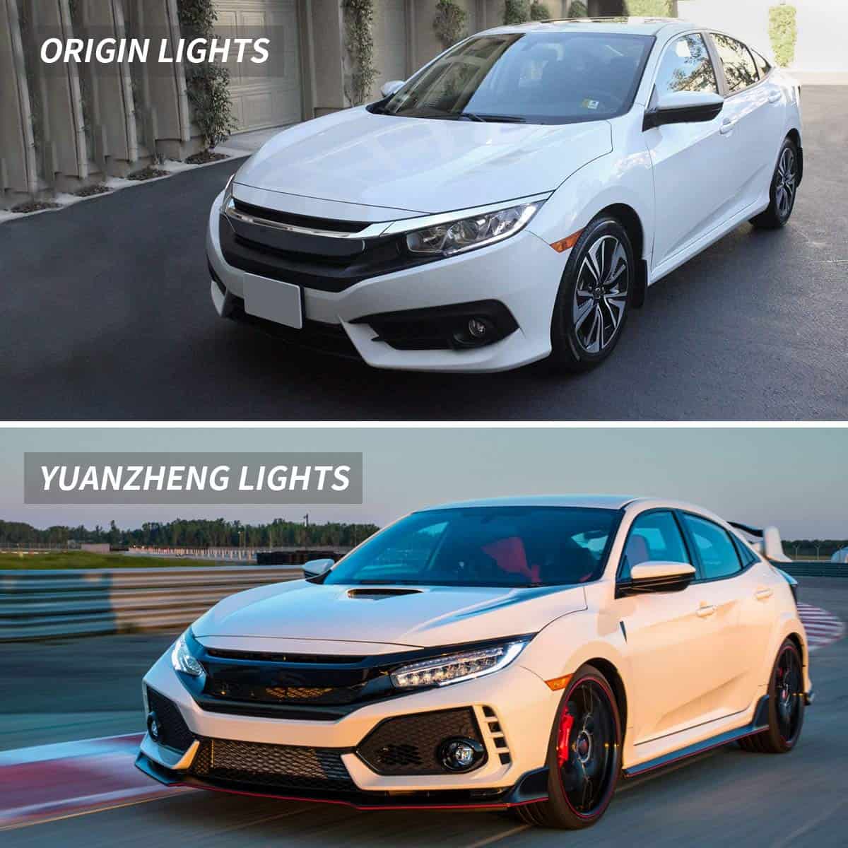 Conjunto de faros LED VLAND Compatible con [10th Gen Honda - Imagen 8