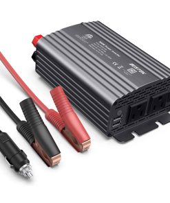 Inversor de Corriente BESTEK 500W DC 12V a -Gris