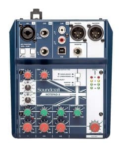 Mezcladora Analógica Soundcraft Notepad-5 de Formato Pequeño