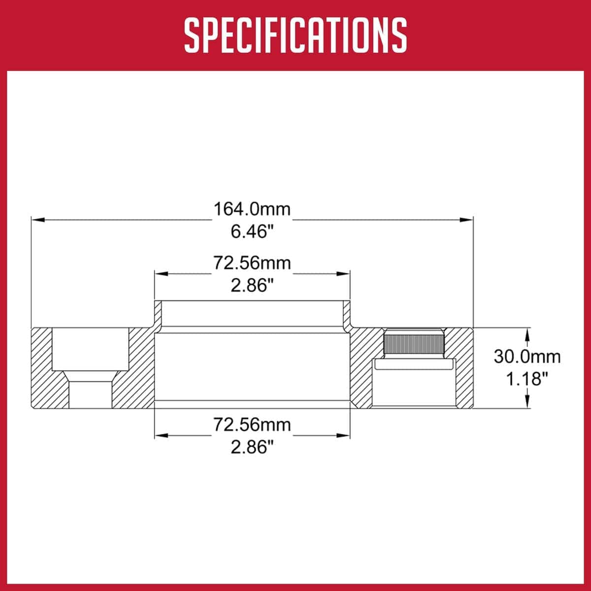 Espaciador de Rueda del Vehículo Europeo Centrado en el - Imagen 7