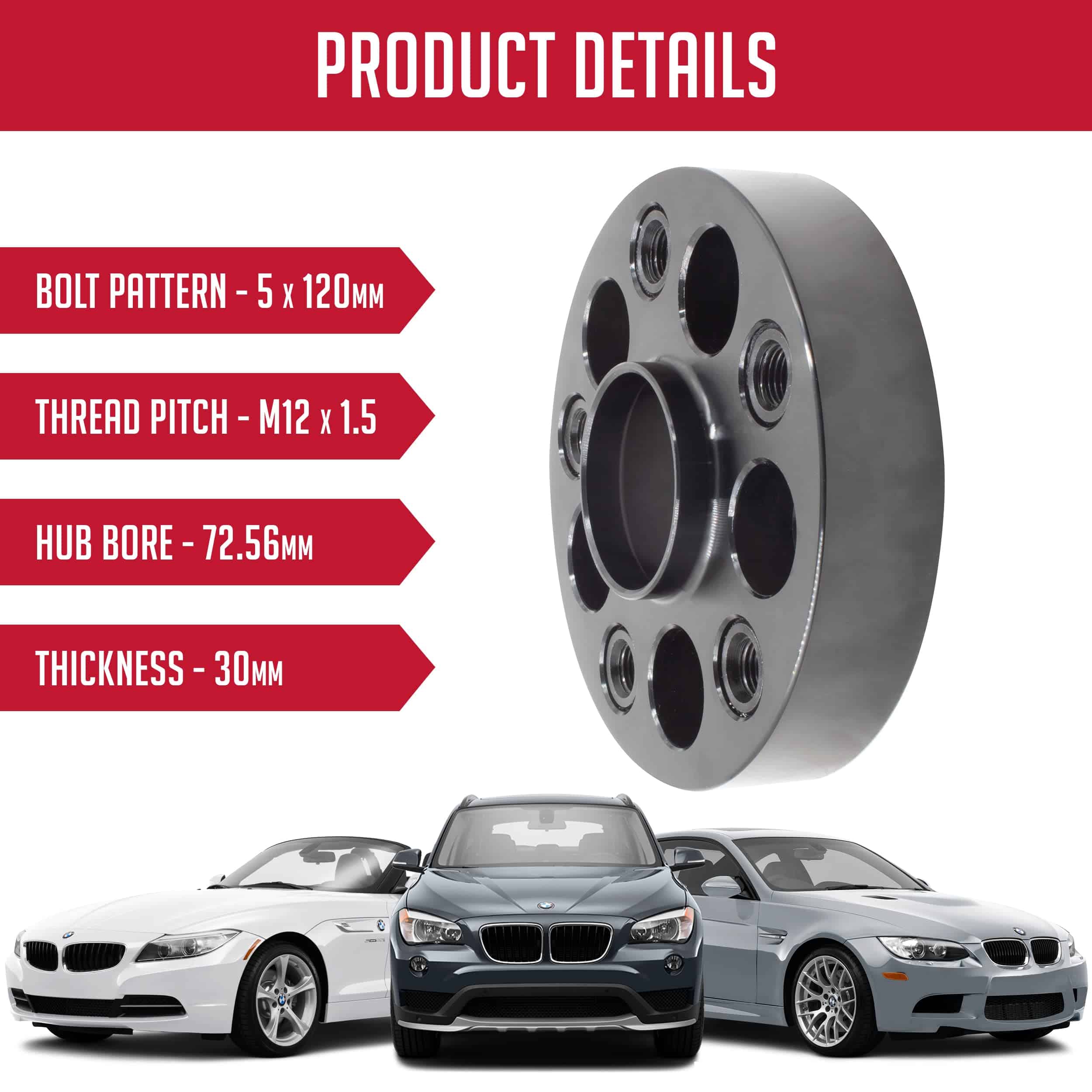 Espaciador de Rueda del Vehículo Europeo Centrado en el - Imagen 3