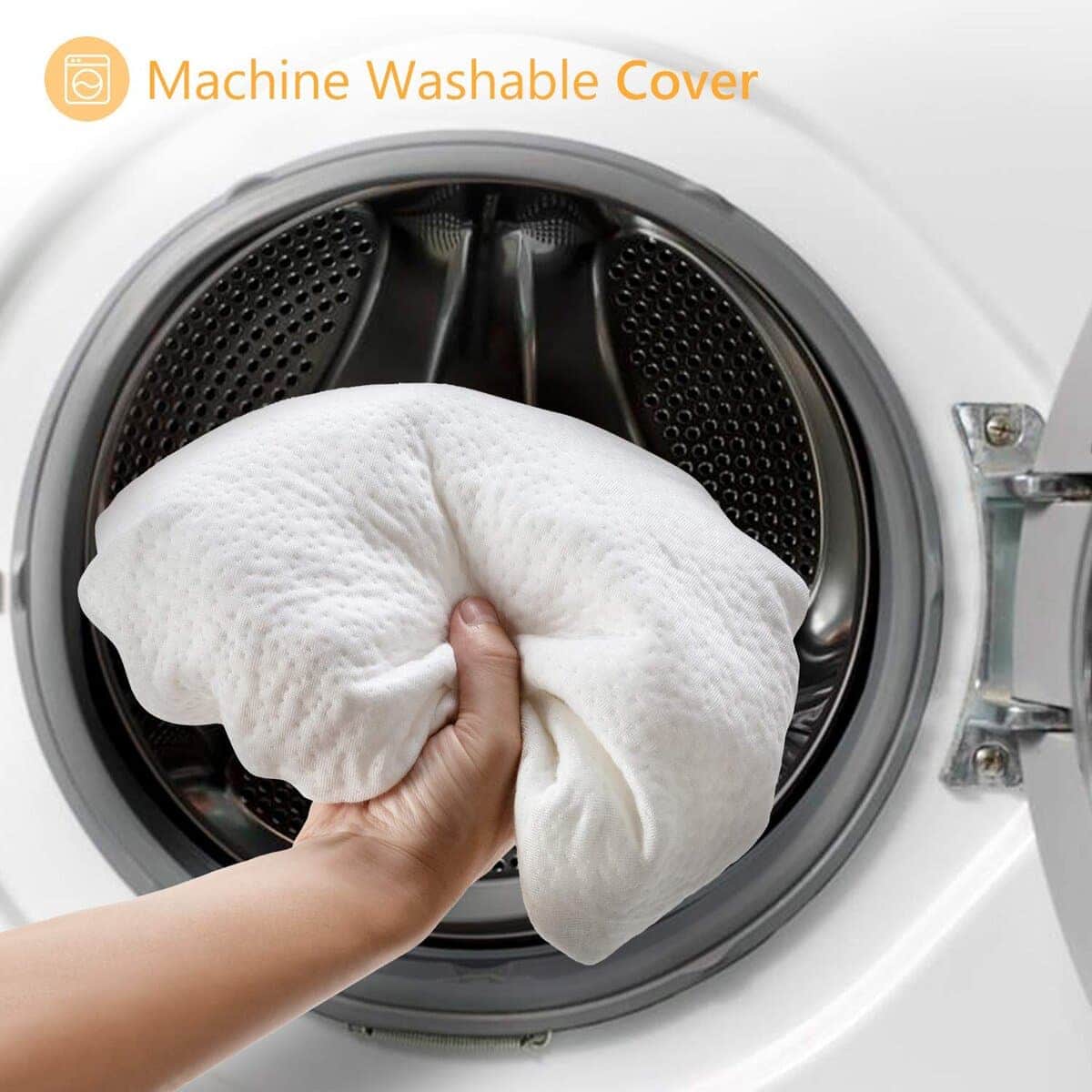 Almohada de Elevación de Piernas OasisSpace de 8" con Tapa - Imagen 8