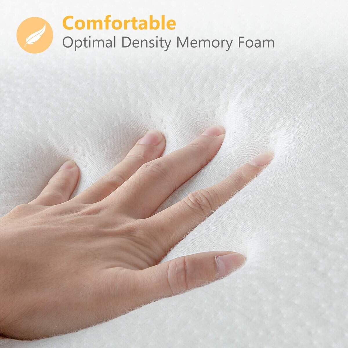 Almohada de Elevación de Piernas OasisSpace de 8" con Tapa - Imagen 7