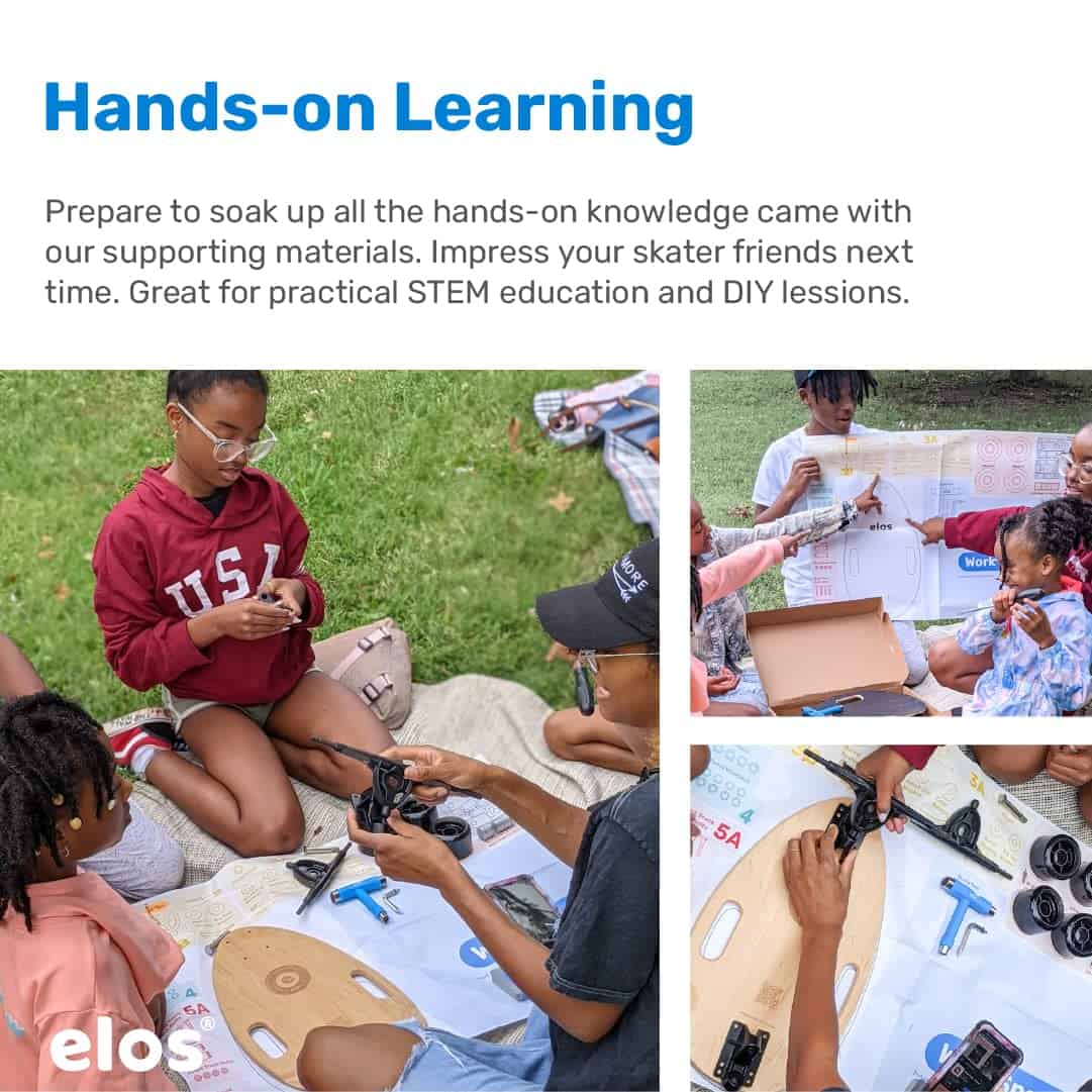 Kit de Skateboard DIY ELOS - El Mini Longboard Cruiser - Imagen 4
