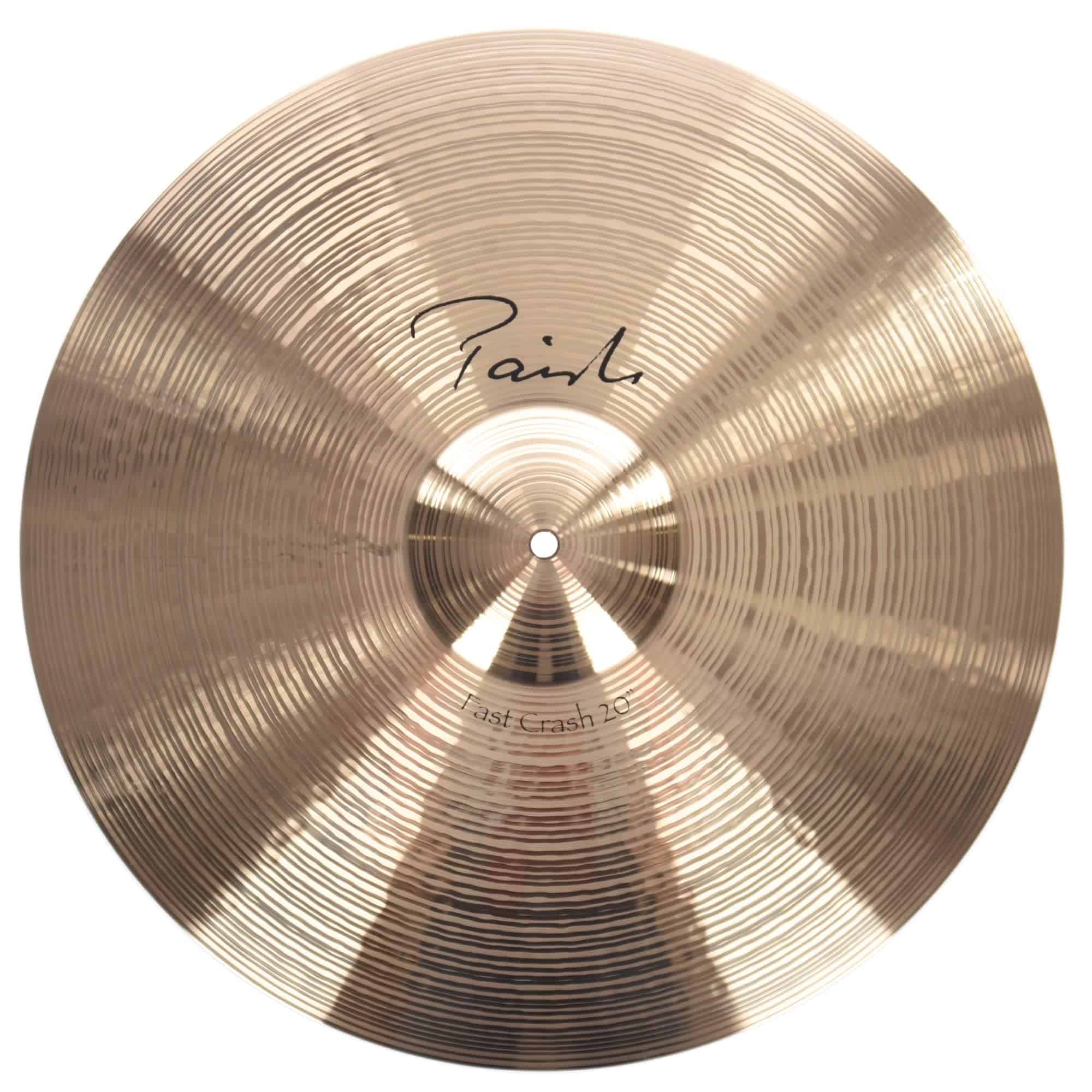 Platillo de Crash Rápido Paiste Signature de 20 Pulgadas