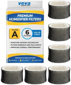VEVA 6 Pack Filtros de Humidificador Premium de Repuesto