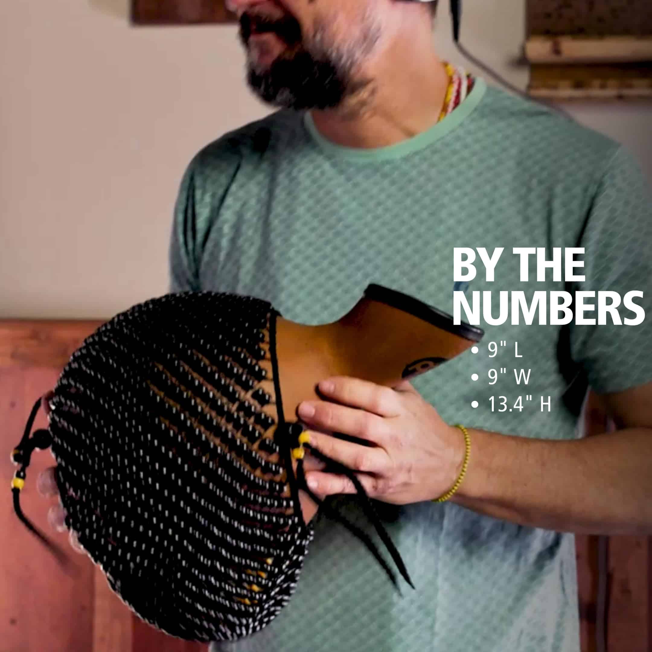 Meinl Percussion Shekere Instrumento de Calabaza con Red de - Imagen 3