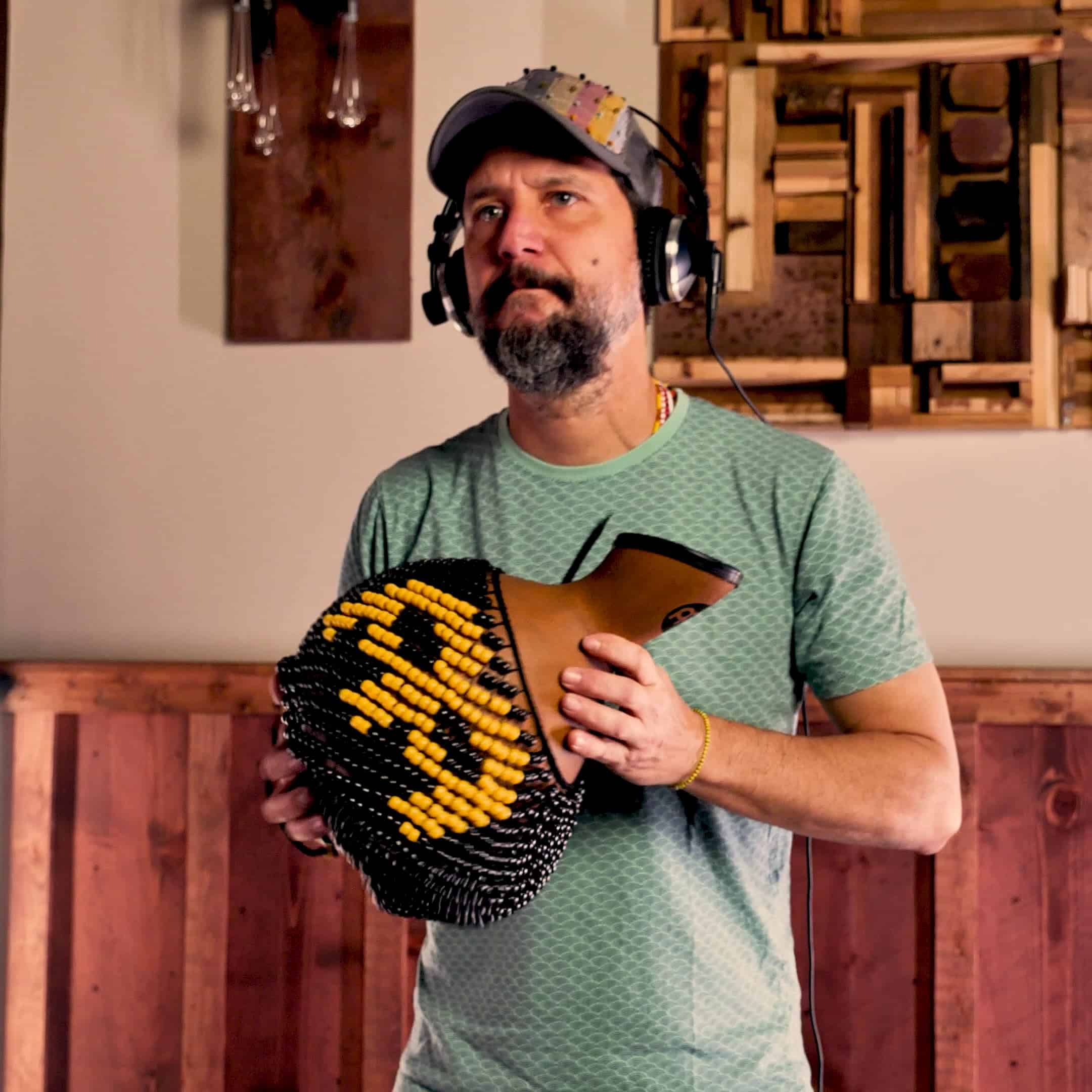 Meinl Percussion Shekere Instrumento de Calabaza con Red de - Imagen 4