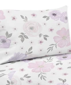 Juego de sábanas gemelas Sweet JoJo Designs Lavanda Morado,