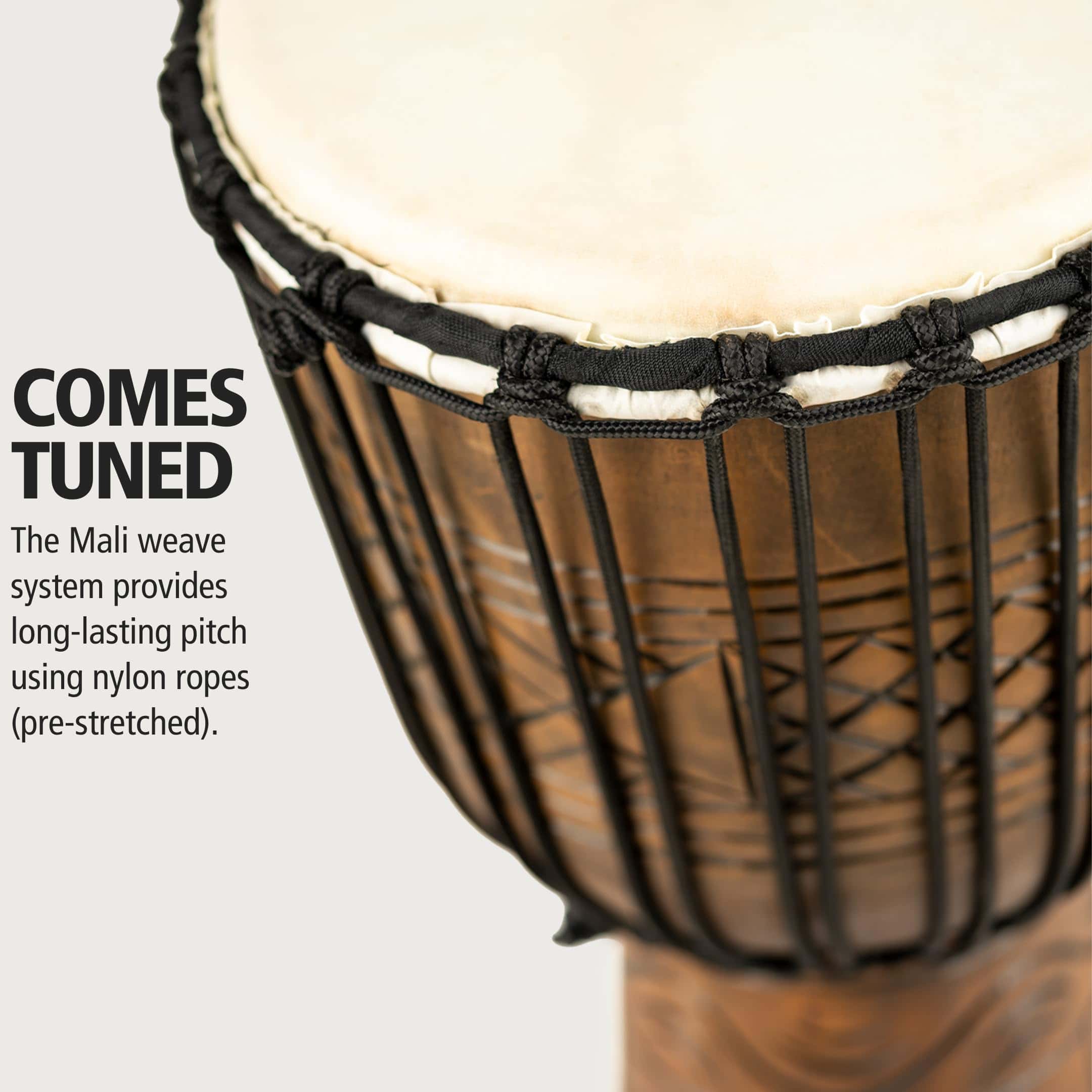 Meinl Percussion Tambor de Mano Djembe Sintonizado Círculo - Imagen 6