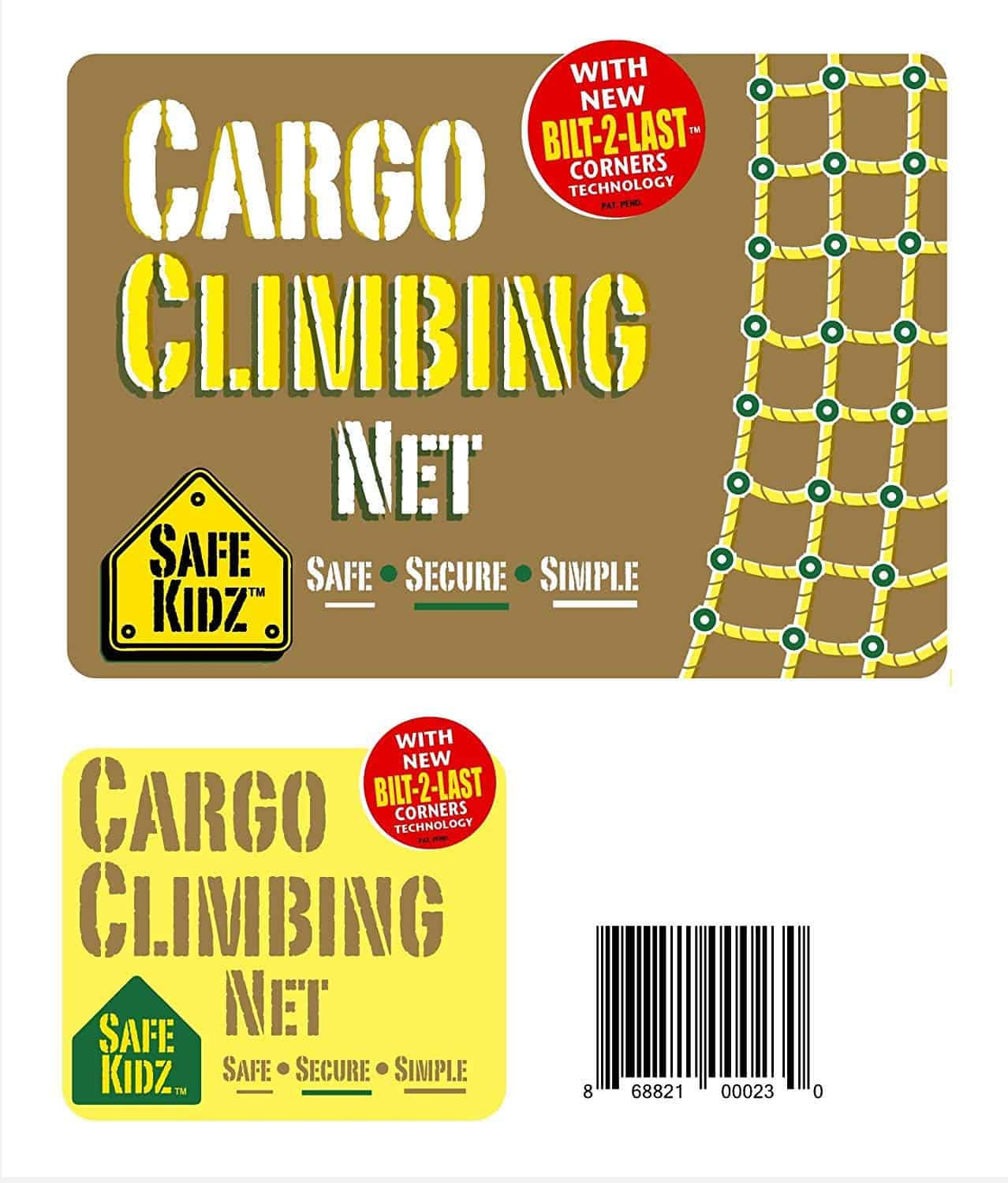 Red de Escalada Safe-Kidz XL Cargo, Escalera de Cuerda de - Imagen 8