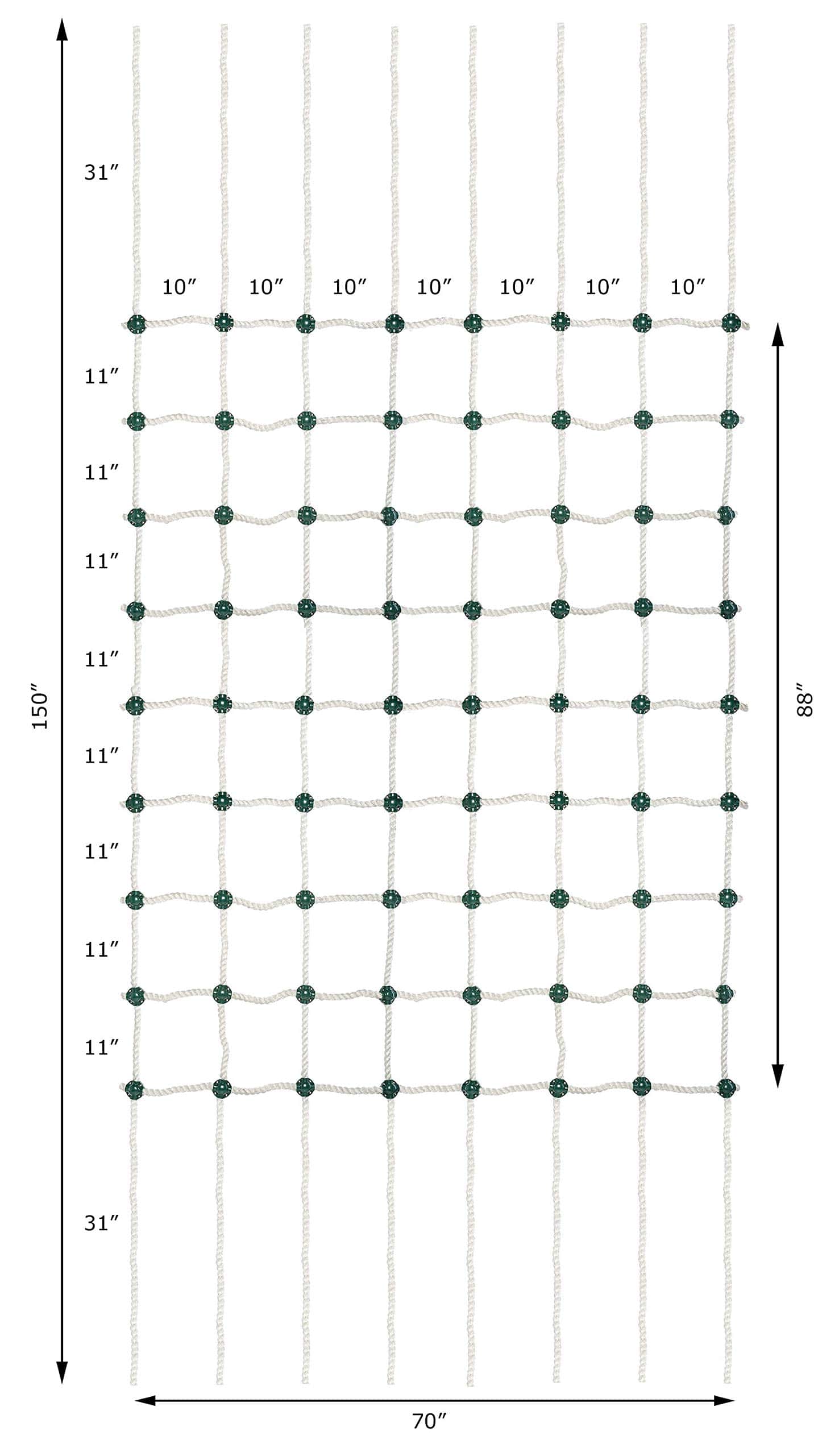Red de Escalada Safe-Kidz XL Cargo, Escalera de Cuerda de - Imagen 4