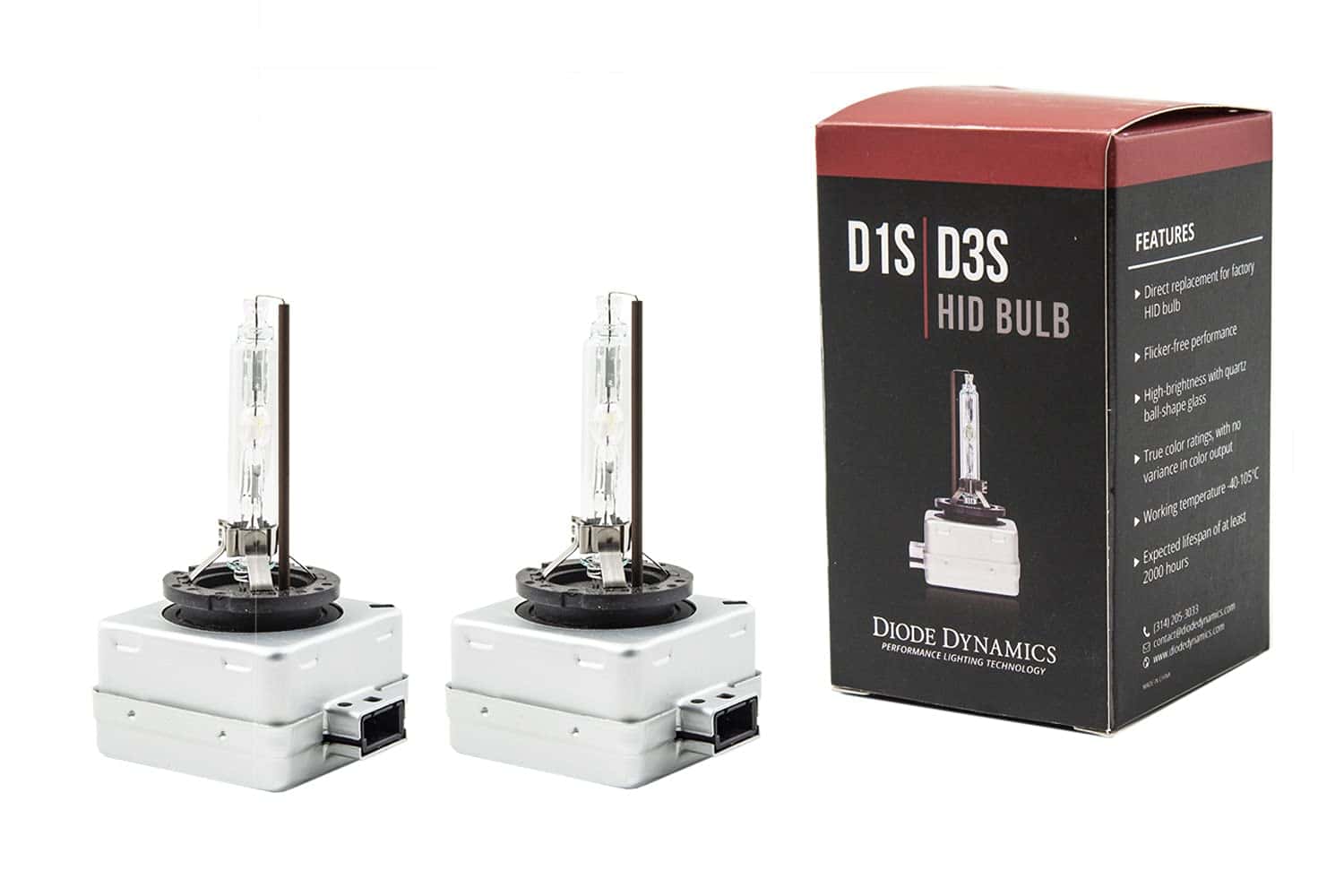 Bombillas HID de repuesto Diode Dynamics D3S (par), 6000K - Imagen 5